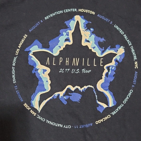 Alphaville 2017 U.S. Tour T-shirt - Picture 2 of 4